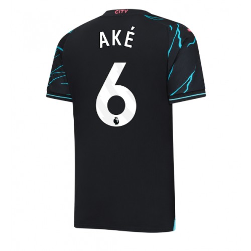 Manchester City Nathan Ake #6 Rezervni Dres 2023-24 Kratak Rukav